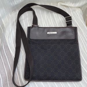 Vintage Gucci brown crossbody